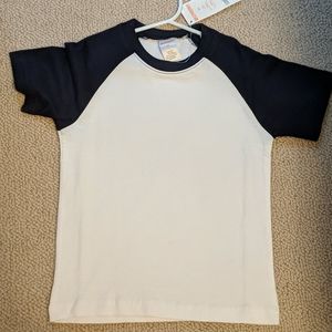 NEW Gymboree Navy and White Short Sleeve Raglan 3T